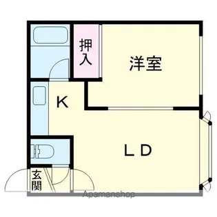 コーポサンライズA【3階】の間取り
