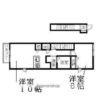 アンジュ(ANGE)【2階】の間取り