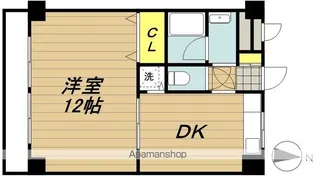 市両マンション【2階】の間取り