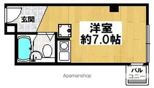 富岡ビル【402号室】の間取り