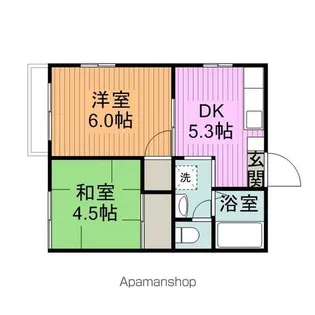 メゾンナルセ【101号室】の間取り