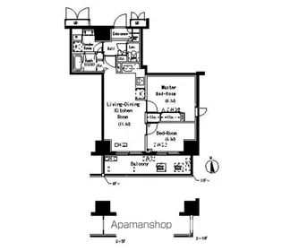 パークアクシス元浅草ステージ【2階】の間取り