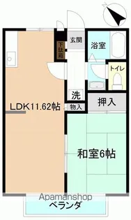 メゾンオーシャンT&K【B203号室】の間取り