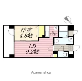 グロースメゾン博多山王【3階】の間取り