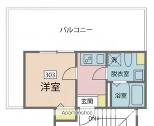 カインドネス練馬桜台【303号室号室】の間取り