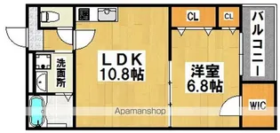フジパレス諏訪ノ森Ⅵ番館【1階】の間取り