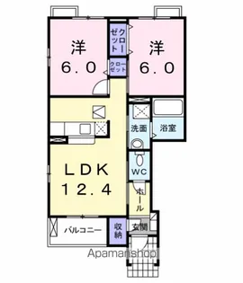 サンキャッスルS・Ⅴ【1階】の間取り