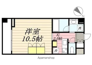 ビイルーム横濱関内【4階】の間取り