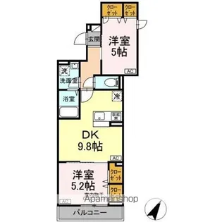 セレスティア柴又VII【3階】の間取り