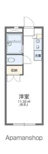 レオパレスANNEXEGAWA【1階】の間取り