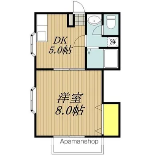 小林コーポ【103号室】の間取り