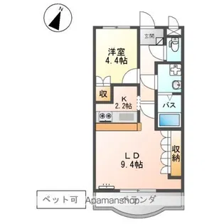 ベル・クオレ【3階】の間取り