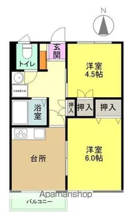 CODビル【302号室】の間取り