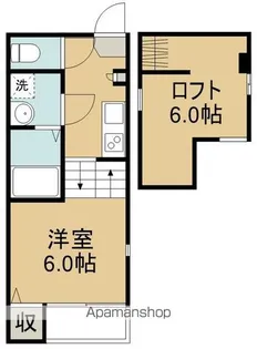 フローラ福住町【2階】の間取り