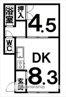 光南ハイツ【1階】の間取り