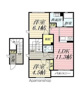 シャーメゾン広貴【201号室】の間取り