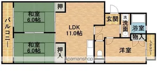 グランドパレス【302号室】の間取り