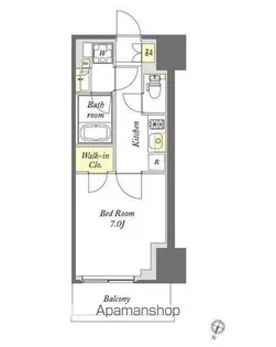 プライムメゾン千葉新町【816号室】の間取り