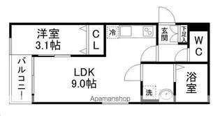 フォレストコート【3階】の間取り