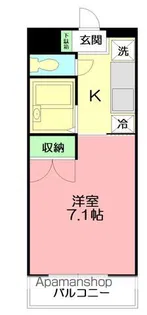 メゾン榎木町【203号室号室】の間取り