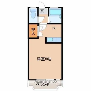 ハーバープレステージ【603号室】の間取り