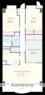 リーフマンション グランディア【4階】の間取り