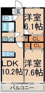 ピエトラルーチェ【1階】の間取り