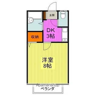 ドエルたかくら【2階】の間取り