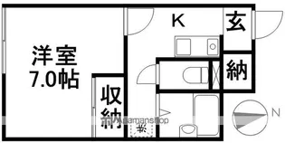 レオネクストBAKUROCHO【1階】の間取り