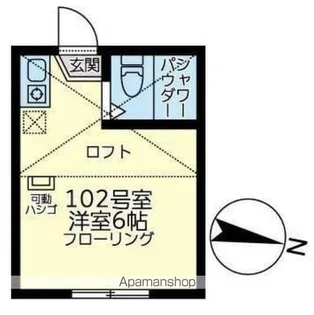 ユナイト中央カステーリャ・デ・ボレロ【1階】の間取り