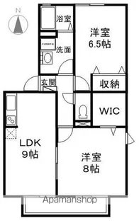 サン・ムーン山内【101号室】の間取り