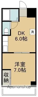 カラーズガーデン仙台東口【305号室】の間取り