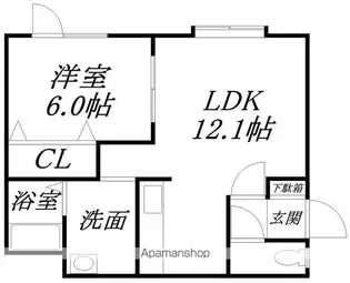 アールズⅡ【1階】の間取り
