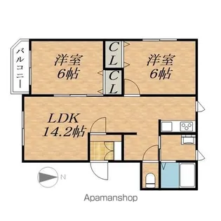 いえすⅡ【1階】の間取り