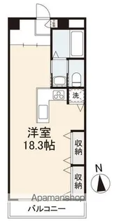 アルファライフ瓦町北203号【2階】の間取り