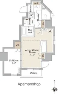 KDXレジデンス三鷹【6階】の間取り