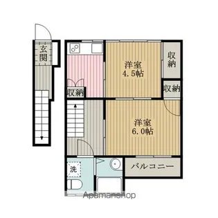 南林間クリスタルハイツ(分譲)【202号室】の間取り
