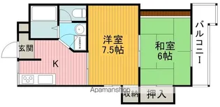 フェスタ待兼山【1階】の間取り
