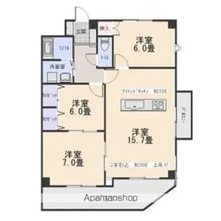 ハイムビーオール【1階】の間取り
