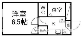 コスモ土樋【4階】の間取り