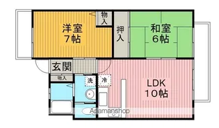 ヴィラコート福井【1階】の間取り