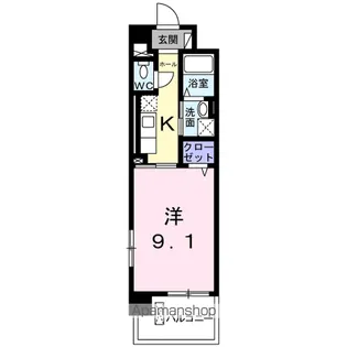 カモミール【4階】の間取り