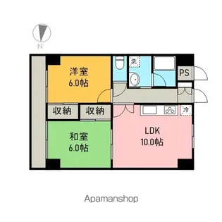 エルドラードA番館【702号室】の間取り
