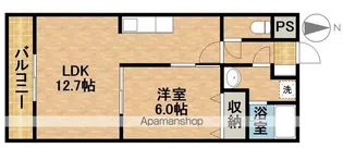 CRYSTAL PALACE【3階】の間取り