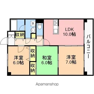 ベロウ蔵【3階】の間取り