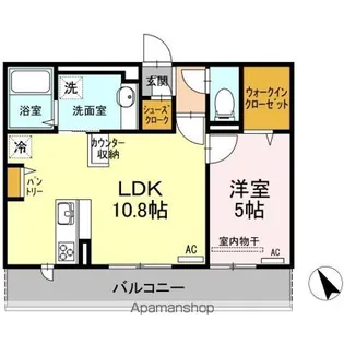 アンウーダ新宮【2階】の間取り