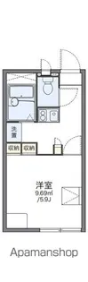 レオパレス北条口【207号室】の間取り