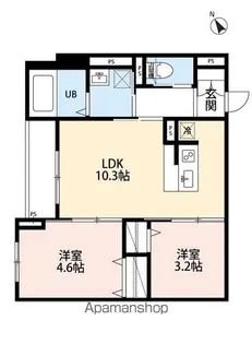 ROBOT HOME 矢部Ⅲ【3階】の間取り