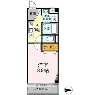セントラルハイツ名古屋【4階】の間取り
