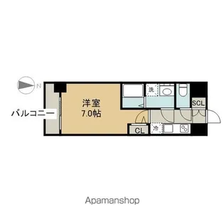 エステムコート名古屋サウスネクスト【4階】の間取り